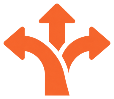 Deal Field Guide three-way arrow mark